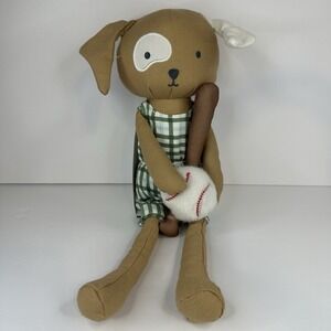 Hearth & Hand Magnolia Plush Dog‎ Baseball Bat Pal NWT